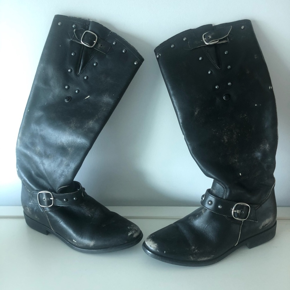 Golden Goose motorcycle boots, rare